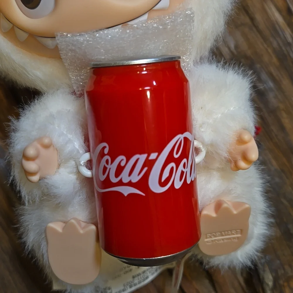 ONE (1) - POP MART Coca Cola The Monster Vinyl Face (Key Chain/Charm)